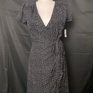 Midnight Doll maxi wrap dress